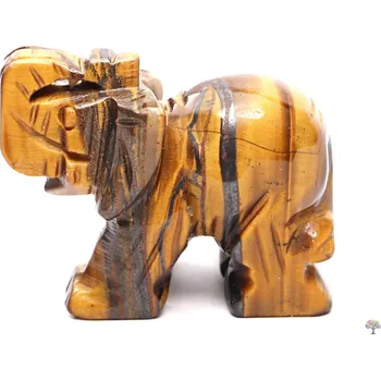 Drahý kámen Magieprirody.cz Slon Tygří oko 50 x 38 mm z přírodního kamene #ZB18