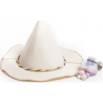 EVEI Čepice do sauny Harry Potter 100% vlna, bíla