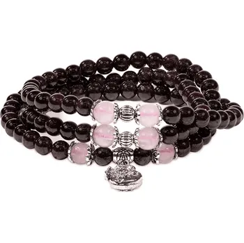 Náramek Milujeme Kameny Granát - wrap W3 87042