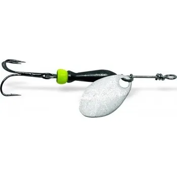 Umělá nástraha Rotační Třpytka Jigovky Classic 000 Silver - Black/Chartreuse Body