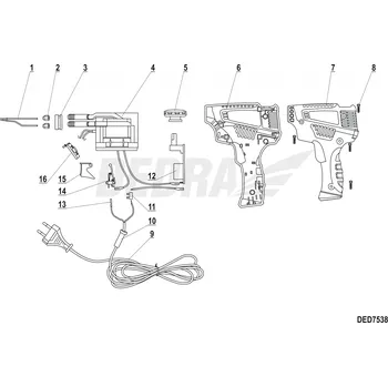 Matice Matice ostří DEDRA XDED7538.02