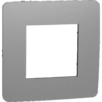 Rámeček Schneider Electric Nová Unica Color NU280222 tmavě šedý/černý