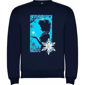 Dívčí mikina Mikina přes hlavu Elsa Frozen Silueta Velikost: XXL