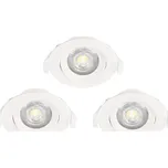 EGLO SET 3 kusů zápustných LED svítidel SARTIANO 32896 Eglo