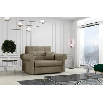 Křeslo Rozkládací křeslo Vivian Silver I béžové