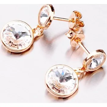 Náušnice Dámské náušnice stříbro 925 zirkon visací s krystaly E1702895-2120-SLX