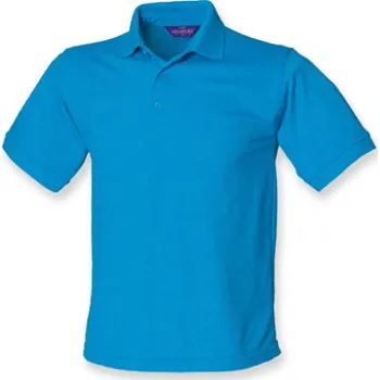 Pánská košile Henbury Pánské polo triko H400 Sapphire Blue XXL