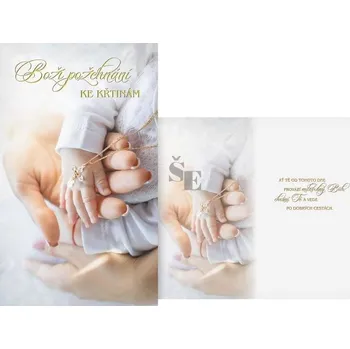 Blahopřání Křest M07-062 T