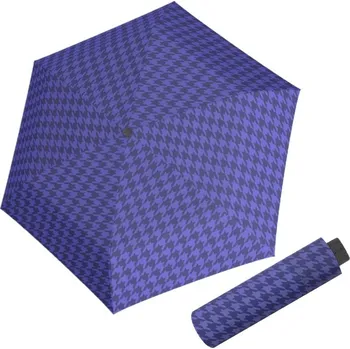 Deštník Doppler Fiber Havanna Denver Blue - dámský skládací deštník