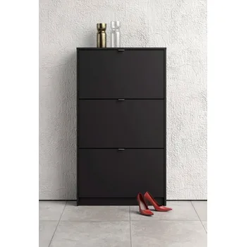 Botník Botník FLAP 006 3KL, Černý mat