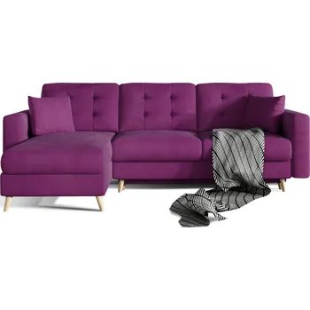 Pohovka Rohová sedací souprava ASTRA , AsgL_20, Mat Velvet 68