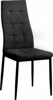 Jídelní židle Chicago látková jídelní židle černá