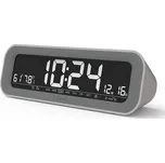 Šedý digitální budík LAVVU SMART do sítě s rádiem LAD4011 (Šedý digitální budík LAVVU SMART do sítě s rádiem LAD4011)