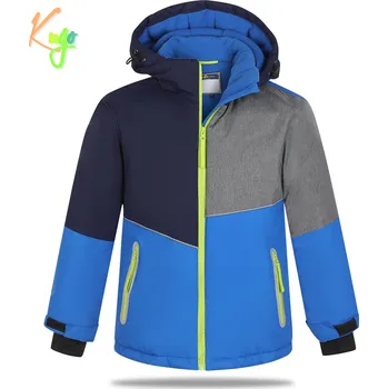 Chlapecké oblečení Chlapecká zimní bunda - KUGO PB3891, modrá Barva: Modrá, Velikost: 152