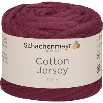 Příze Schachenmayr Cotton Jersey 32 Vínová (Příze Cotton Jersey 32 weinrot)
