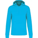 KARIBAN Pánská mikina s kapucí K4027 Velikost: 4XL, Barva: tyrkysová