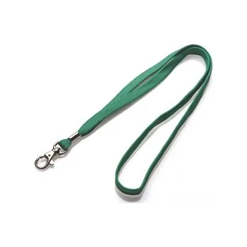 Klíčenka na krk s karabinou Promex 1 cm - zelená