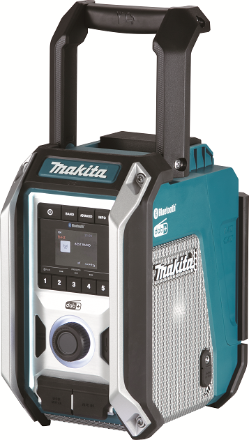 Makita DMR115 - aku rádio DAB, Bluetooth, USB Li-ion CXT 10,8/12V,LXT14,4/18V Z