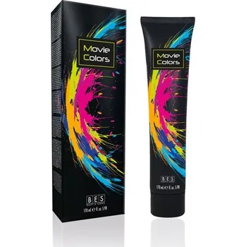 Barva na vlasy Bes Movie Colors News 170ml - Bezoxidační přeliv Bes Movie Colors: Lime Fluo