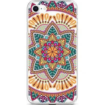 Pouzdro na mobilní telefon Kryt iPhone SE 2022 silikon Happy Mandala (obal neboli pouzdro na iPhone SE 2022)