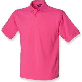 Pánská košile Henbury Pánské polo triko H400 Fuchsia XXL