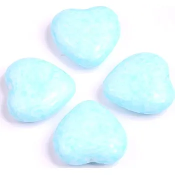 Dětské navlékací korálky Korálky srdíčka č.4287 (15x16mm)