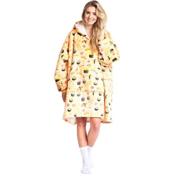 Cozy Noxxiez Hřejivá televizní mikinová deka s kapucí pro teenagery a dospělé