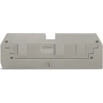 modulární přístroj a rozvaděč WAGO Svorka 284-358 Redukční kryt Tloušťka 1 mm Ve spojení s 3vodičovýmimi 284-681, šedá 284-358