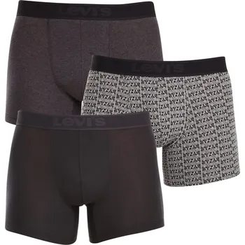 Boxerky 3PACK pánské boxerky Levis vícebarevné (701224660 001) XL 701224660 001 Možnost vrácení zboží ZDARMA do 120 dnů!