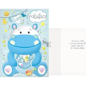 Blahopřání k narození miminka CN-820