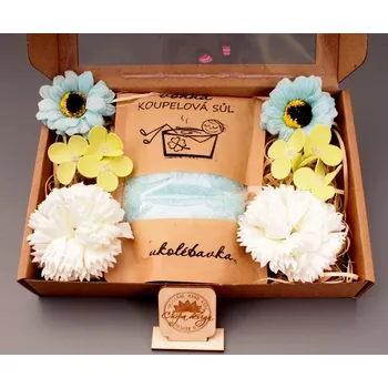 Koupelová sůl Domácí wellness - střední - modrý