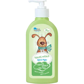Mýdlo PINK ELEPHANT krémové tekuté mýdlo Zajiček Majko 250ml