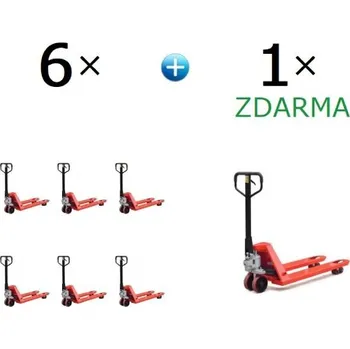 Paletový vozík 6× paletový vozík BF-ARv + 1× paletový vozík BF-ARv ZDARMA | nosnost 2 500 kg
