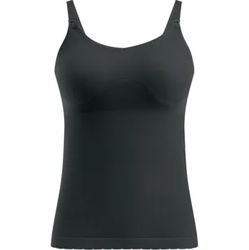 Těhotenské spodní prádlo Medela Kojící bezešvá strečová košilka - XL, Černá