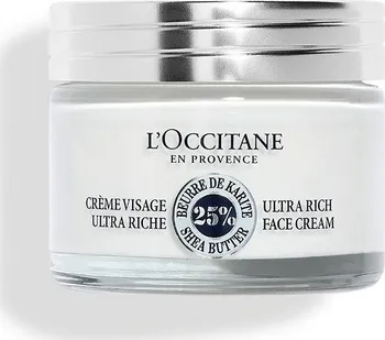 Pleťový krém L'Occitane En Provence výživný pleťový krém s bambuckým máslem 50 ml