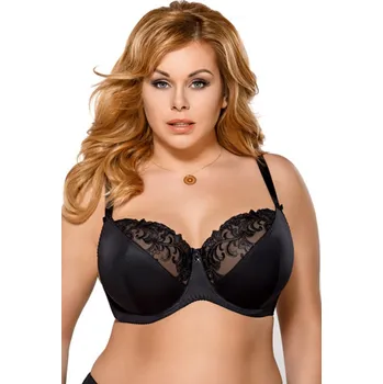Podprsenka Dámská podprsenka 378 black - GORSENIA černá 95/C