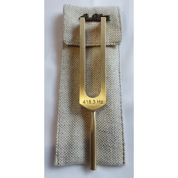 Příslušenství k hudebnímu nástroji Terapeutická ladička 418,3 Hz mosaz Kosti