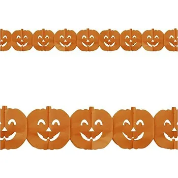 Girlanda s oranžovými dýněmi