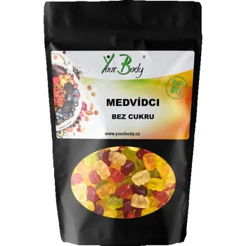 Bonbon YOURBODY Medvídci bez cukru 150 g