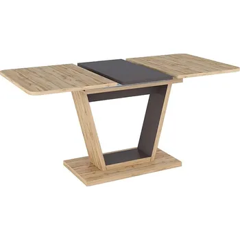 Jídelní stůl Jídelní stůl NIGEL, Dub Wotan/Hnědá