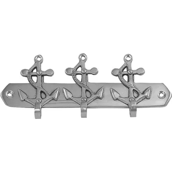 Věšák SEA Club Věšák na klíče pokovená mosaz 3 háčky 15,5 x 6,5 cm