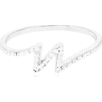 Prsten GEMMAX Moderní prsten z bílého zlata ve stylu Fancy vel.&nbsp;56 – zlatý šperk ryzosti 585/1000 v Dárkovém balení s Certifikátem GLRWN-56-01363