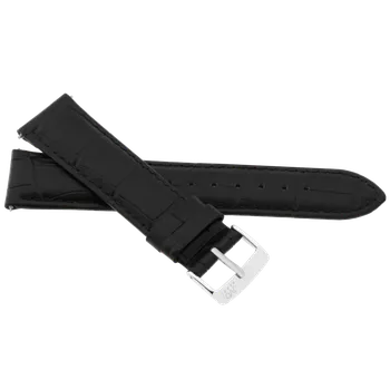 Řemínek na hodinky JVD Dámský černý kožený řemínek na hodinky JVDRW45P