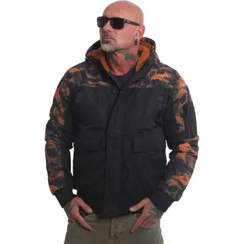 Yakuza pánská zimní bunda GRAVEYARD ULTIMATE WJB 22053 Black/Orange