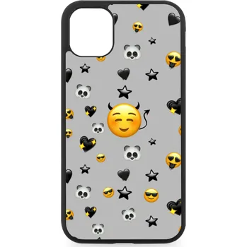 Náhradní kryt pro mobilní telefon Kryt na mobil Huawei black and grey emoji Huawei: P50 Pro