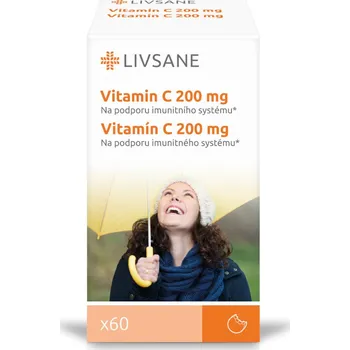 LIVSANE Vitamin C 200mg tablety 60ks
