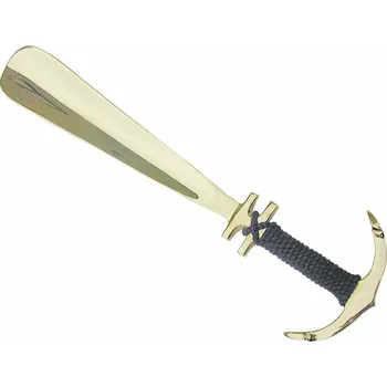 Lžíce na botu SEA Club Mosazný nazouvák s kotvou a vinutím 26 cm