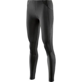 Dámské kalhoty Kompresní prádlo SKINS A400 Womens Long Tights Skyscraper, Black (dámské aktivní kompresní dlouhé kalhoty) XS