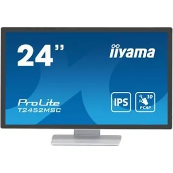 Monitor 24" LCD iiyama T2452MSC-W1: PCAP,IPS,FHD,HDMI,whit (T2452MSC-W1)
