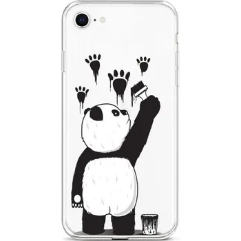 Pouzdro na mobilní telefon Kryt iPhone SE 2022 silikon Rebel Panda (obal neboli pouzdro na iPhone SE 2022)